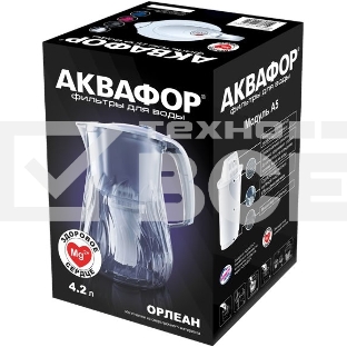 Фильтр-кувшин Аквафор ОРЛЕАН (А7)  модель Р140А7FM (белый)