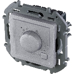 Термостат с внешним датчиком для тёплых полов INSPIRIA Алюминий, фото 1