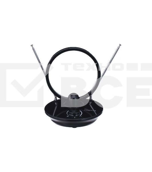 Телевизионная антенна Harper ADVB-2969 (комнатная, активная;DVB-T2; VHF / UHF (174–230 MHz, 470-862 MHz); 25 dB; 75 ; 3 dB; 1м)