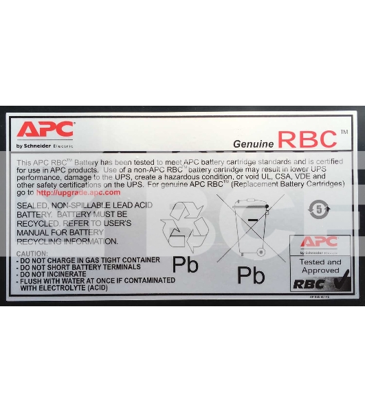 Батарея для ИБП APC RBC43 для SUA2200RMI2U, SUA3000RMI2U