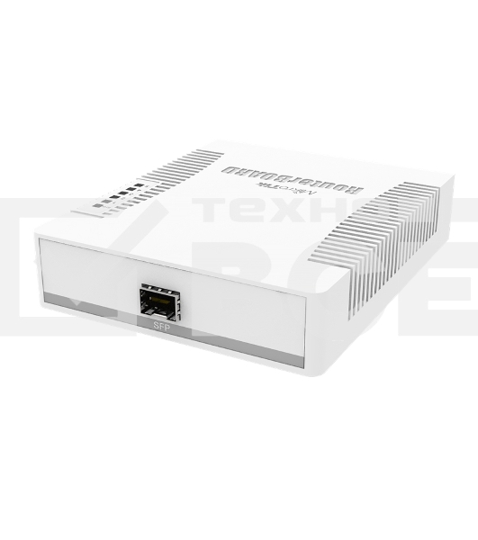 Сетевой коммутатор MikroTik RB260GS RouterBOARD 260GS 5-port Gigabit smart switch with SFP cage, SwOS, plastic case, PSU