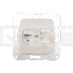 Розетка Компьютер DEA RJ45 с/у мех. Беж KRANZ, фото2
