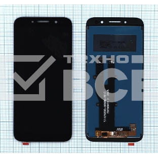 Дисплей для Nokia C1 Plus черный