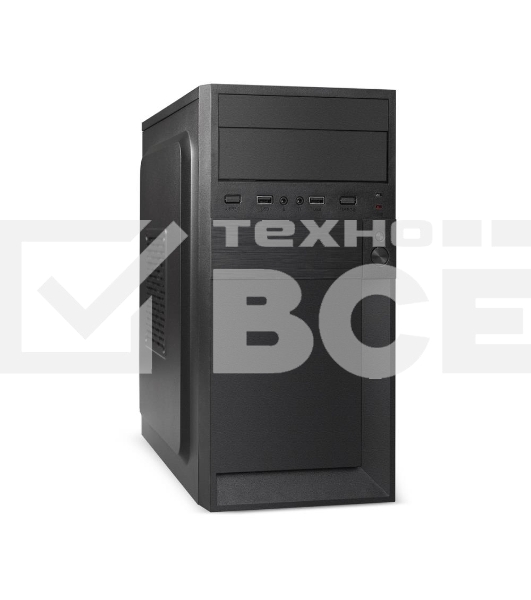 Корпус Minitower ExeGate EX291139RUS BAA-105-01 (mATX, без БП, 2*USB, аудио, черный)