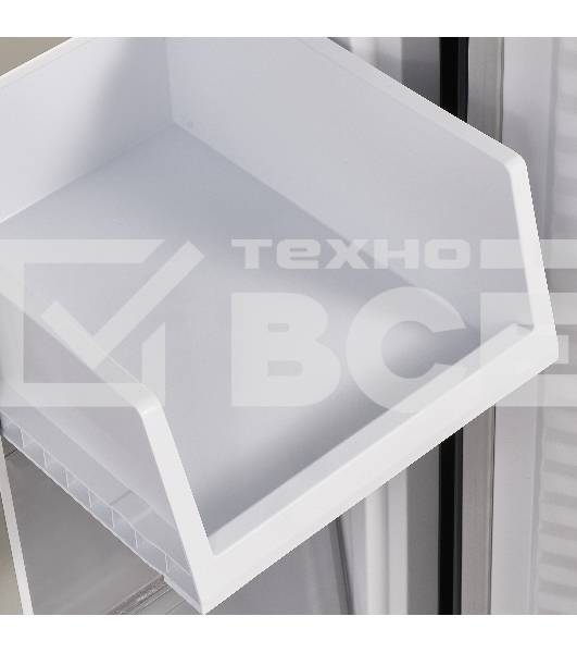 Холодильник Maunfeld MFF183NFSBE черная нержавеющая сталь трехкамерный инвертор 405л морозилка снизу