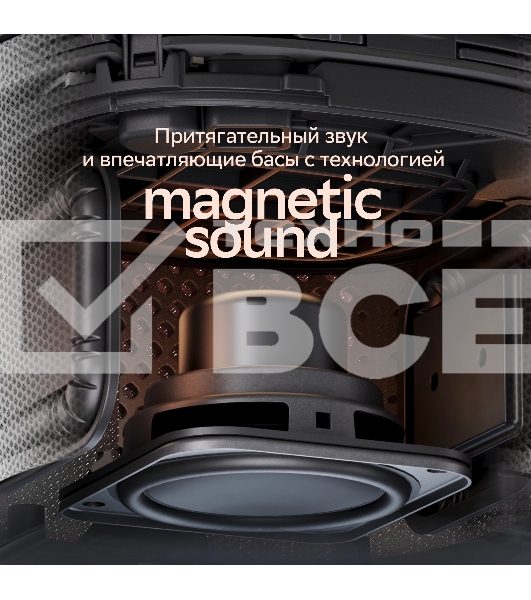 Умная колонка Sber Boom Home SBDV-00171G Салют серый 8W Mono BT/Wi-Fi (без.бат)