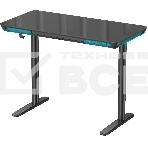 Стол для компьютера Cactus CS-EGD-BK-LED столешница закаленное стекло, черный, каркас черный, фото11