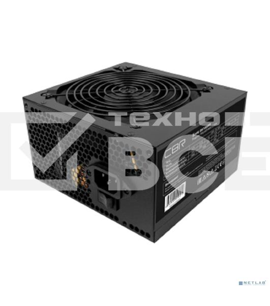 Блок питания CBR PSU-ATX400-12GM, 400W. 400Вт, 80 PLUS Bronze, 120мм, черный