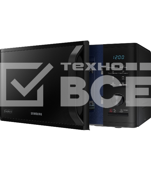 Микроволновая печь Samsung MG23K3515AK черный 23л 800Вт  поворотный механизм, кнопки