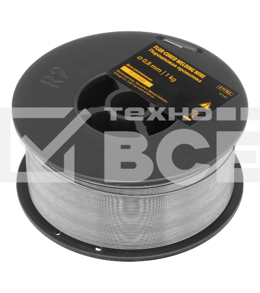 Порошковая проволока Е71TGS, диам. 0,8 мм, 1 кг, диам. катушки D100 Denzel