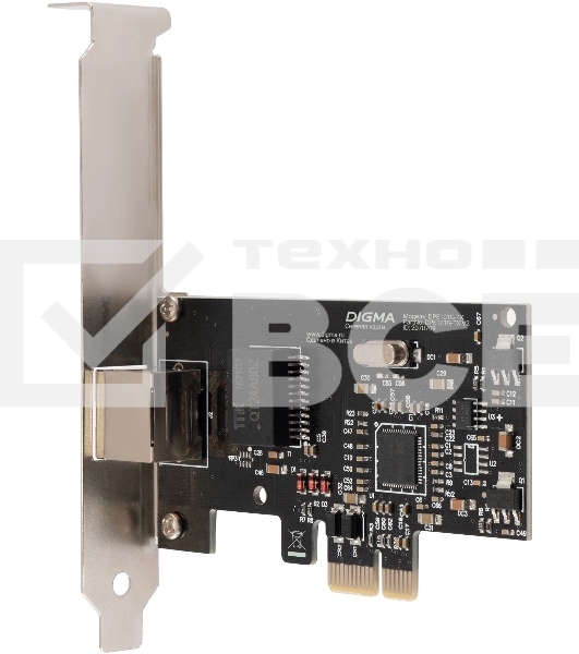 Сетевая карта Gigabit Ethernet Digma DPE101G-TX DPE101G-TX V2 PCI Express