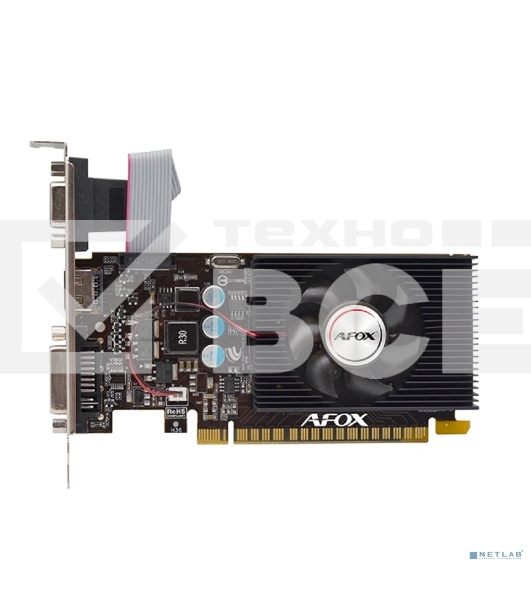 Видеокарта AFOX Geforce GT730 1Gb DDR3 128Bit DVI HDMI VGA LP Single Fan