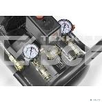 Компрессор поршневой Парма БМ K-1500/24БМ безмасляный 237л/мин 24л 1500Вт серый/черный, фото5