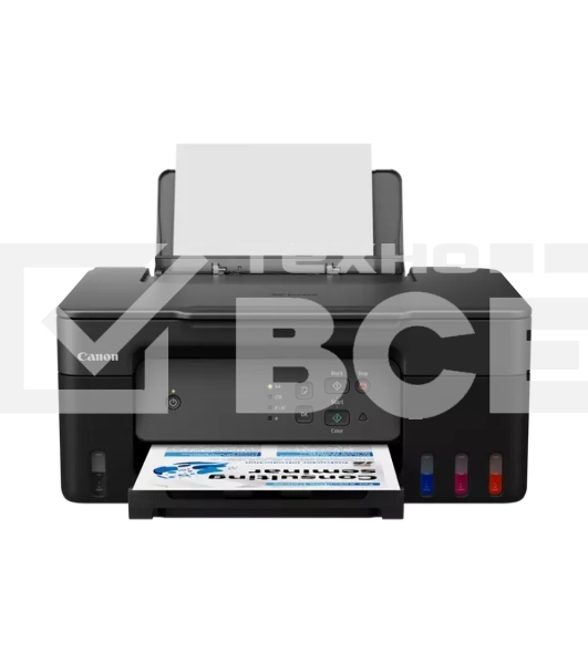 МФУ струйное Canon PIXMA G2430 (5991C009), A4, цветное, печ. 11 стр/мин. (ч/б) 6 стр/мин. (цвет), 4800 x 1200 dpi (печать) 1200x600dpi (скан.), USB