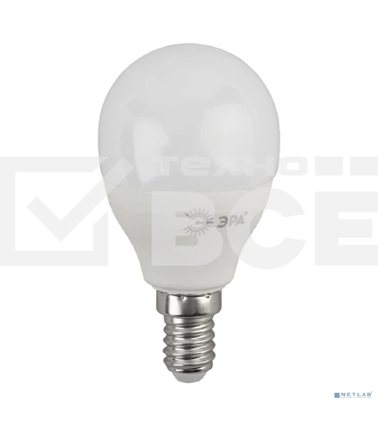 Лампа cветодиодная ЭРА RED LINE LED P45-10W-840-E14 R E14 10Вт шар нейтральная белая
