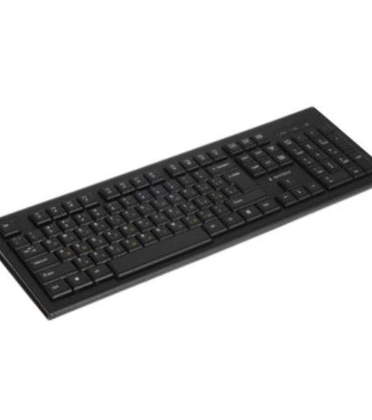 Комплект клавиатура+мышь Gembird KBS-8002 беспроводной, USB, 1000 DPI, чёрный