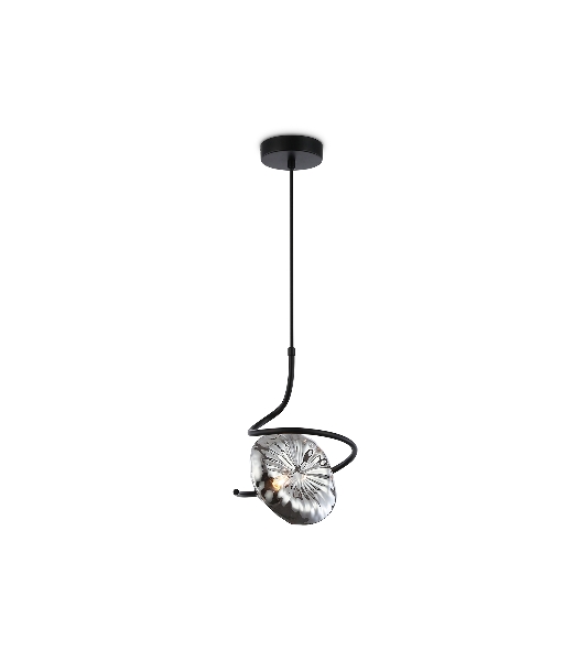 Светильник Ambrella light LH15001 BK/SM черный/дымчатый G9 max 40W D190*1400