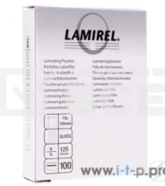 Пленка для ламинирования Lamirel LA-78663 (75х105 мм, 125 мкм, 100 шт.)