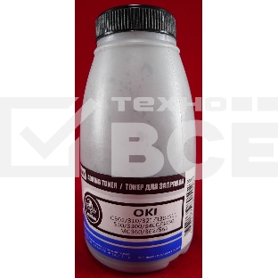 Тонер OKI C301/C321/C310/C330/C331/C510/C511/C530/C531/C3300/C3400/C3450/C3520/C3530/C3600/MC350/MC351/MC352/MC360/MC361/MC362/MC561/MC562 Black (фл., 70г) B&W Premium (Tomoegawa) - фас.России