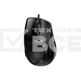 Мышь проводная Genius DX-150X черный, 1000 dpi, USB, кнопки - 3