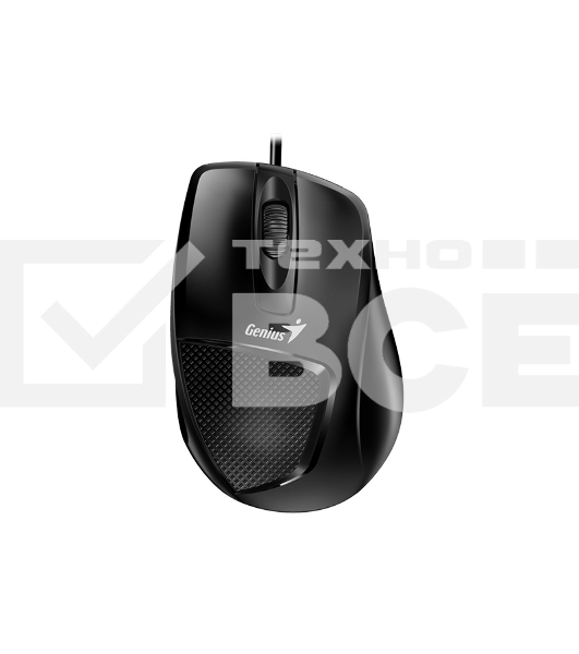 Мышь проводная Genius DX-150X черный, 1000 dpi, USB, кнопки - 3