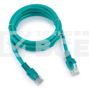 Патч-корд UTP Cablexpert кат.5e, 1м, литой, многожильный (зеленый)