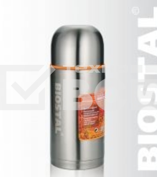 Термос BIOSTAL-СПОРТ NBP-500 0.5 л, узкое горло, 2 пробки, с крышкой-чашкой и доп. пласт. чашка.