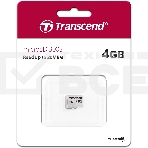 Флеш карта microSD 4Gb Transcend microSDHC Class 10, (без адаптера), TLC, фото4