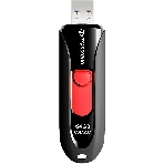 Флешка USB Transcend JetFlash 590 (TS64GJF590K), 64Gb, USB 2.0, R/W 25/15, черный/красный, фото4