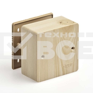 Коробка универсальная для кабель-каналов 85х85х42 сосна (светл. основа) IP40 Рувинил 65015-27М