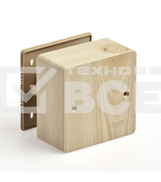 Коробка универсальная для кабель-каналов 85х85х42 сосна (светл. основа) IP40 Рувинил 65015-27М