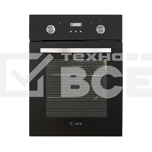 Духовой шкаф LEX EDP 4571 BL  объем 55л, LED таймер, 7 функций, встраиваемый