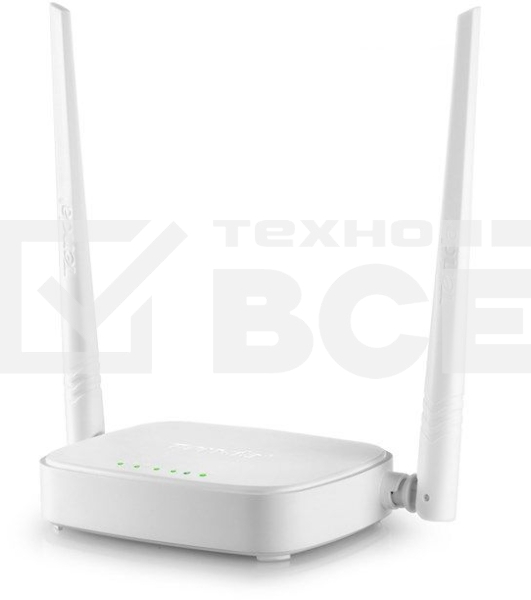 Сетевое оборудование TENDA N301 маршрутизатор 802.11n, до300Мбит/с, 2T2R, LAN: 3х10/100Мбит/с, WAN: 1х10/100Мбит/c, 2 внешние антенны 5дБи