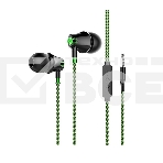 Наушники вакуумные AUX разъем с МК без рег.громкости длина 1.1м More Choice G26 (Green), фото2