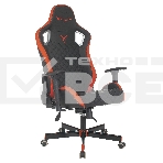Кресло игровое Knight OUTRIDER черный/красный ромбик эко.кожа с подголов. крестовина металл, фото24