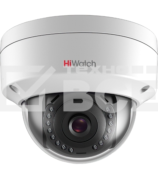 Видеокамера IP HiWatch DS-I402(C) 2.8-2.8мм цветная корп.:белый