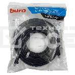 Патч-корд Buro UTP 4 пары cat5E CCA molded 30м черный RJ-45 (m)-RJ-45 (m), фото 1