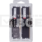 Оперативная память Kingston Fury Beast, DDR5, 32GB (2x16GB), 5200MHz, CL40, DIMM, радиатор, чёрный, фото10