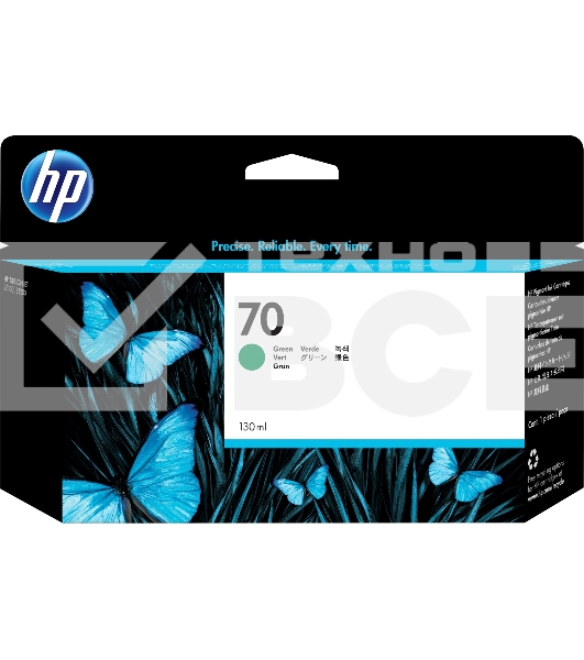 Картридж струйный HP №70 C9457A зеленый для HP DJ Z2100/Z3100 (130мл)