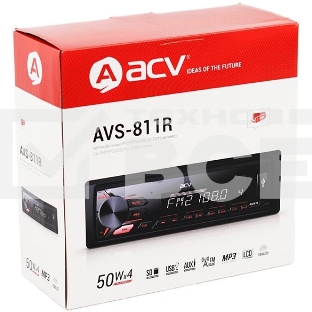 Автомагнитола ACV AVS-811R 1DIN 4x50Вт