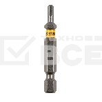 Набор бит HEX 3х50, сталь S2, шестигранный профиль, 10 шт. Denzel, фото4