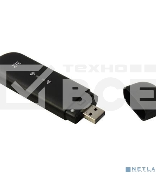 Модем 2G/3G/4G ZTE MF79RU USB Wi-Fi Firewall +Router внешний черный