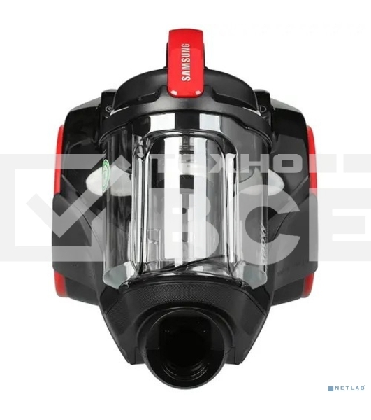 Пылесос Samsung VC15K4116VR/EV красный/черный, 390/1500 Вт, уборка сухая, пылесборник контейнер 1.3 л