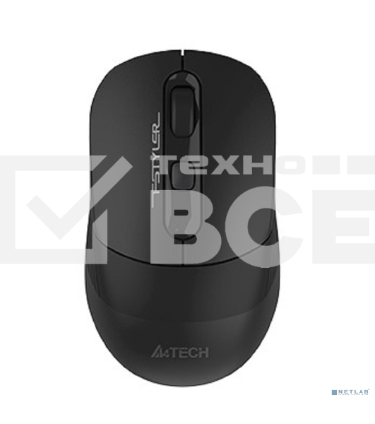 Мышь беспроводная A4Tech Fstyler FB10C черный, 2000 dpi, радиоканал, Bluetooth, USB, кнопки - 4
