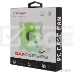 Вентилятор для корпуса Crown CMCF-12025S-1212 прозрачный/зеленый, 120 мм, 1650 об/мин, 28 дБ, 3 pin, фото12