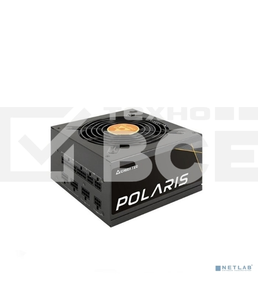 Блок питания Chieftec Polaris PPS-750FC, 750Вт, 80 PLUS Gold, 120мм, модульный, черный