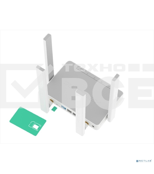 Интернет-центр Keenetic KN-4910 с модемом 4G, Mesh Wi-Fi 5 AC1200 и 4-портовым Smart-коммутатором