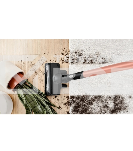 Пылесос вертикальный Bosch BCS8214PRQ, черный, питание от аккумулятора, 500 Вт, уборка сухая, пылесборник 0.4 л, работа от АКБ max 65 мин.