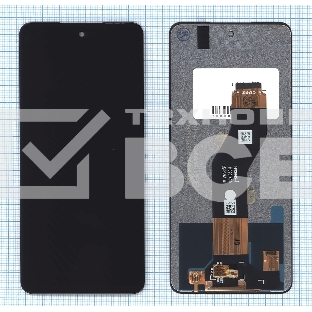 Дисплей для Infinix Smart 8 (X6525) в сборе с тачскрином черный