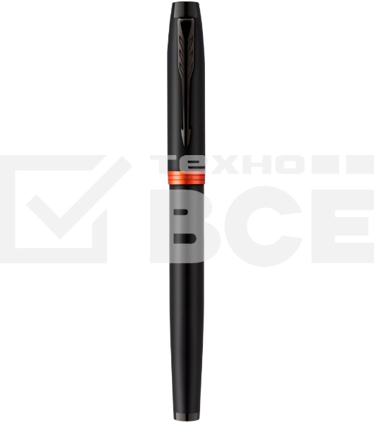 Ручка роллер Parker IM Vibrant Rings T315 (CW2172945) Flame Orange PVD F черн. черн. подар.кор.